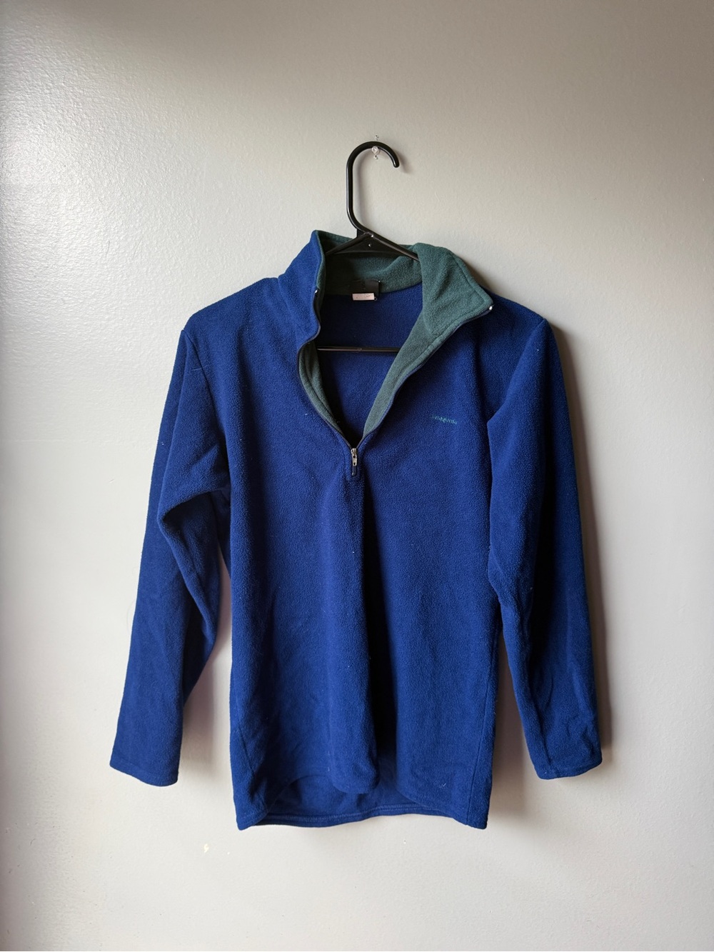Patagonia Capilene Blue Quarter Zip Fleece Pullover – Size Small
